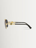 Versace Gold Ve2236 Pilot Sunglasses, imported from the UK