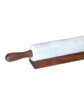 Interiors by Premier White Ziarat marble rolling pin, UK version