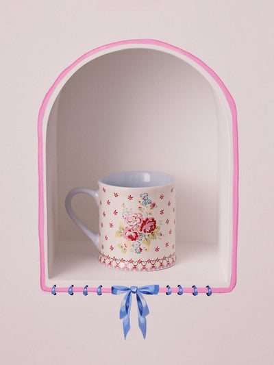 Next Cath Kidston Cream Mollie Mug Set of 4- Buy online at McGrocer