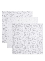 Next Panda Freckles Baby Muslin Squares (3 Pack)- Buy online at McGrocer