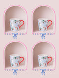 Cath Kidston Blue Red Stanley mugs set of 4 - British product