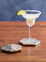 Next Maison by Premier Assorted Marble and Paua Shell Coasters Set of 4- Buy online at McGrocer