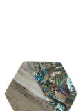 Maison Premier marble paua coasters set of 4 imported from UK