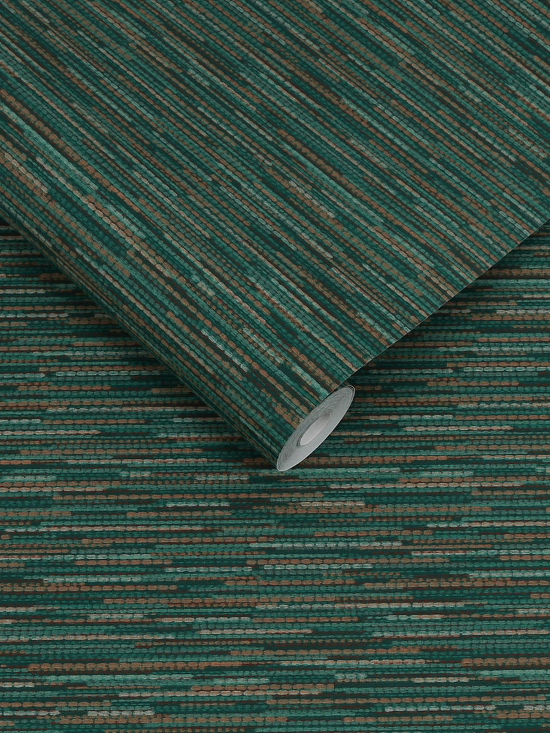 Graham & Brown Green Empress Grasscloth Wallpaper Sample - British product