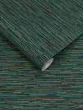 Graham & Brown Green Empress Grasscloth Wallpaper Sample - British product