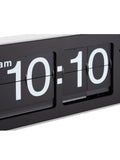 Karlsson white wide flip wall clock, UK version