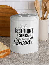 Next Maison White Pun And Games Bread Bin- Buy online at McGrocer