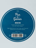 Maison white pun and games bread bin, imported from the UK