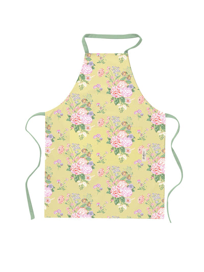 Tablier Cath Kidston Floral Fields jaune facile à régler 100% Coton