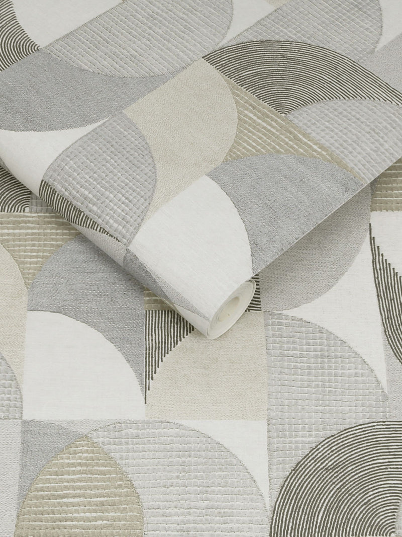 Graham & Brown Stitch Craze wallpaper sample, UK version