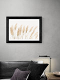 East End Prints Black Pampas framed art print - British product