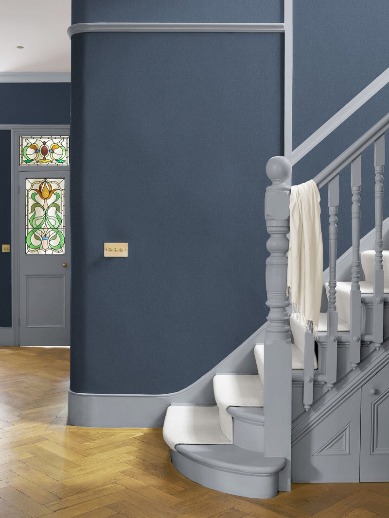 Graham & Brown denim country home wallpaper sample A4 (British brand)