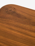 Bronx acacia wood chopping boards set of 3 with wire stand, UK version