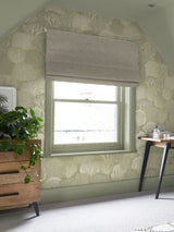 Next Graham & Brown Green Twyla Wallpaper Sample- Buy online at McGrocer