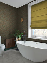 Next Graham & Brown Green Empress Grasscloth Wallpaper Sample- Buy online at McGrocer