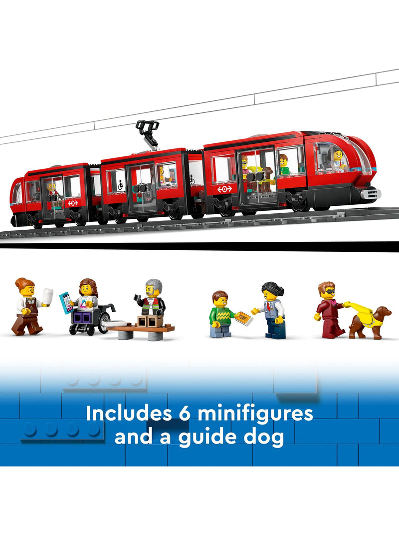 LEGO City Downtown Tram and Station building set (British brand)