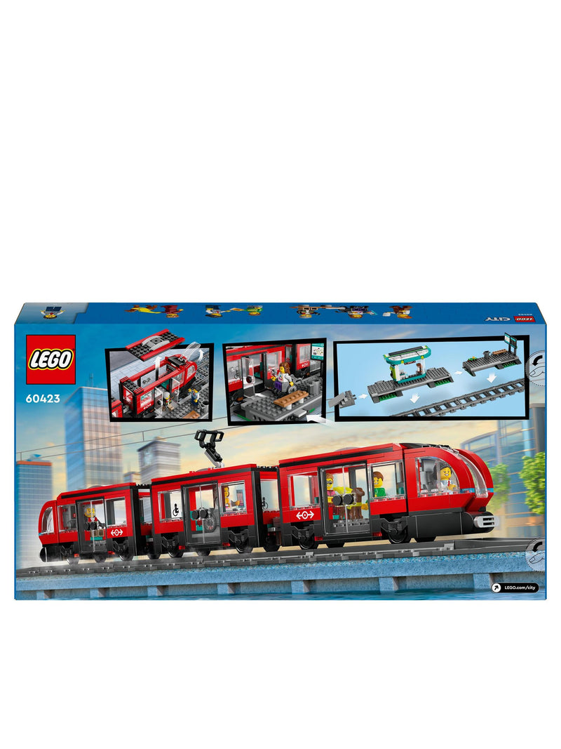 LEGO City Downtown Tram and Station building set (British brand)