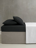 Catherine Lansfield black fitted sheet - British product