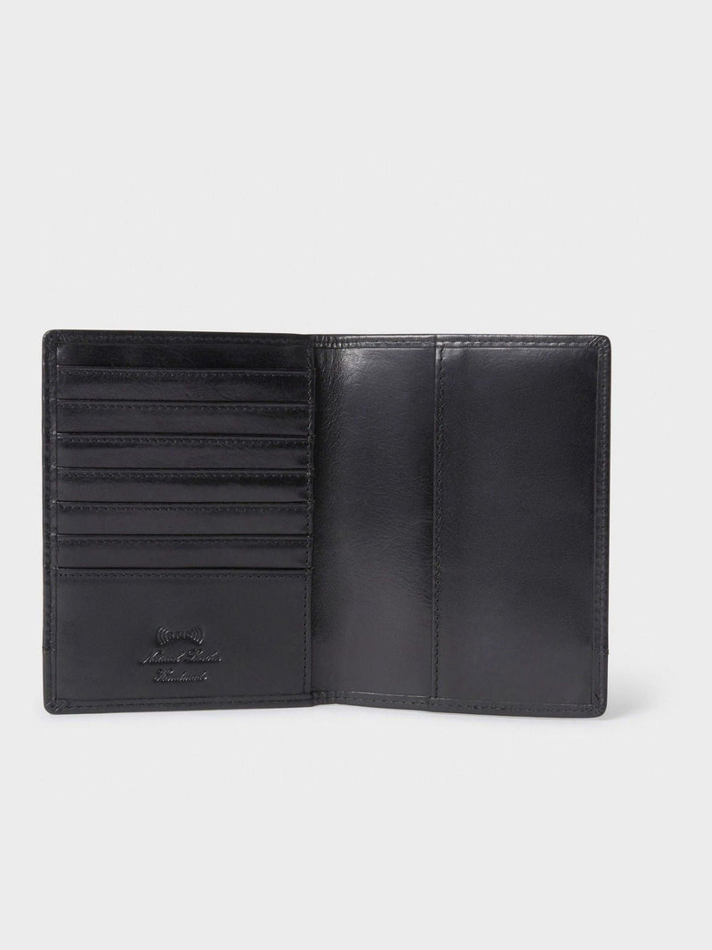 Osprey London black leather passport cover 13.5x10cm (British brand)