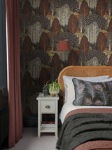 Next Graham & Brown Scandiscape Alizarin Red Wallpaper Sample- Buy online at McGrocer