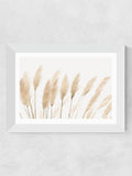 East End Prints white pampas framed print - British product