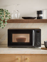 Next Black Sleek 700W 20L Countertop Microwave Oven- Buy online at McGrocer