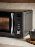 Black Sleek 700W 20L microwave oven - British product