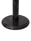 Interiors by Premier black and gold marble kitchen roll holder, UK version