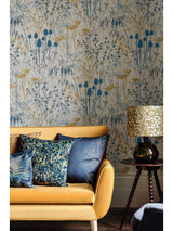 Next Clarissa Hulse Blue Summer Border Wallpaper- Buy online at McGrocer