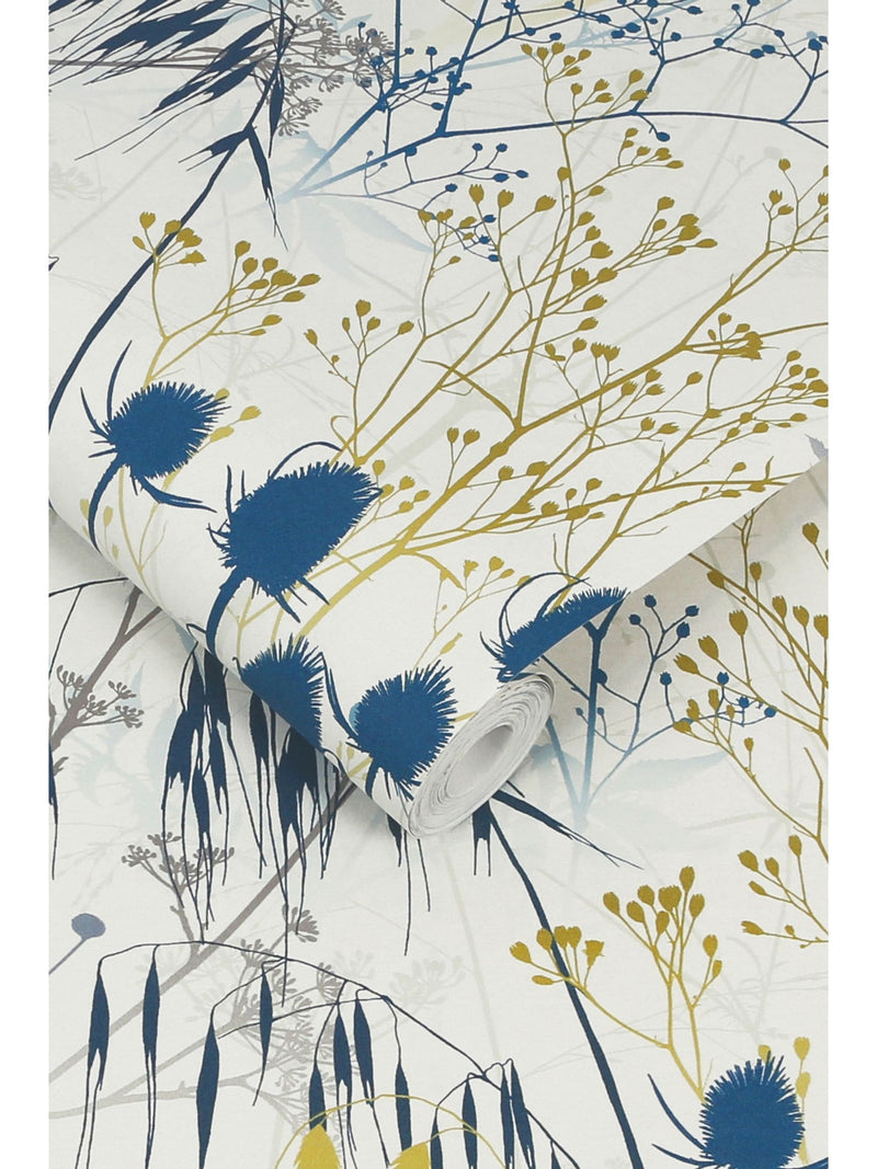 Clarissa Hulse Blue Summer Border wallpaper (British brand)