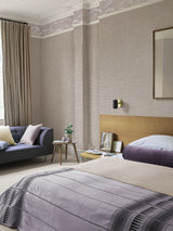 Next Graham & Brown Praline Rustic Weft Wallpaper Sample (A4)- Buy online at McGrocer