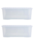 Wham Crystal 133L storage boxes 2 pack, imported from the UK
