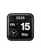 Next Karlsson Black Big Flip Wall Clock- Buy online at McGrocer