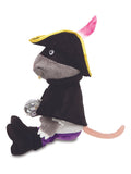 Aurora World Highway Rat soft toy with hat and cape, imported from the UK