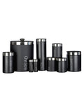 Maison by Premier black enamel bread bin, imported from the UK