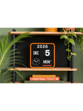 Karlsson Orange Mini Flip wall clock, UK version