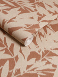 Graham & Brown Shadow Play Clay wallpaper sample A4 (British brand)