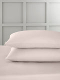 Bianca Set of 2 Blue 400 Thread Count Cotton Sateen Pillowcases