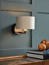 Next Brass Hudson 1 Light Wall Light- Buy online at McGrocer