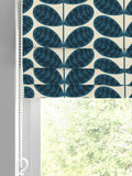 Orla Kiely Whale Blue Botanica Stem roman blind (British brand)