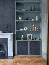 Next Graham & Brown Armando Navy Wallpaper Sample A4- Buy online at McGrocer