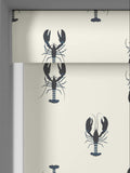 Sophie Allport white lobster made to measure roller blind (British brand)