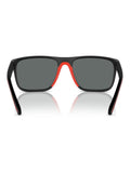 Ferrari Scuderia square polarised black sunglasses (British brand)