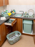 Wham Silver Sage Casa kitchen tidy set 7 piece (British brand)