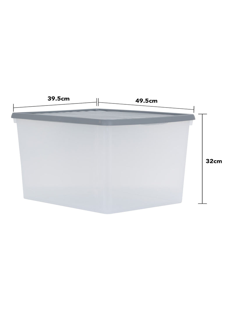 Wham 50L archive storage boxes set of 3, UK version