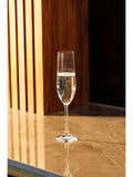 Mikasa Treviso ribbed crystal champagne flutes set of 4, imported from the UK