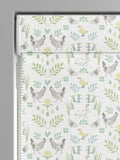 Sophie Allport roman blind with White Spring Chick pattern, UK version