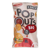 Popouts BBQ flavour crisps 5 pack, imported from the UK