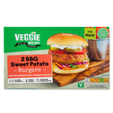 BBQ sweet potato burgers 2 pack, imported from the UK