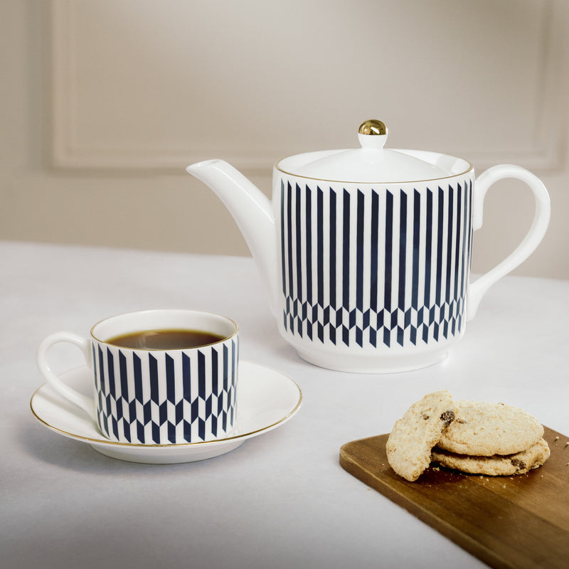 The Chelsea Collection Sloane tea set, fine bone china - British product